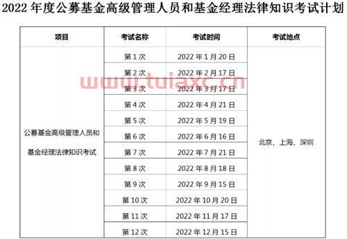 郑州基金从业考试时间
