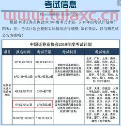 证券从业资格考试9月报名时间