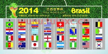 2014男足世界杯分组