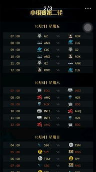 英雄联盟2019世界赛赛程