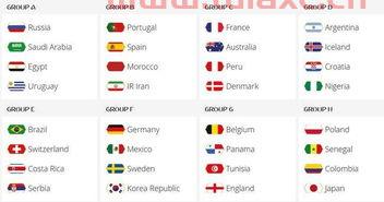 2018世界杯32支球队名单
