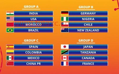 2022年足球世界杯分组抽签结果