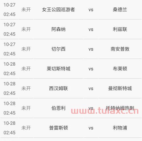 2021英格兰联赛杯决赛时间表赛程