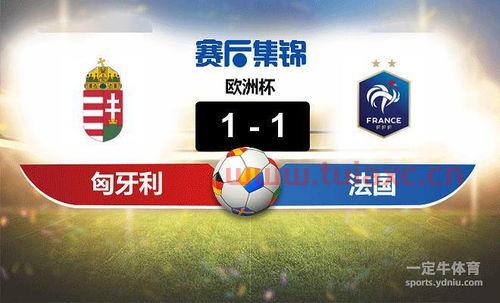 2021欧洲杯匈牙利vs法国比分