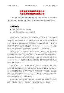 招商南油股票行情 网